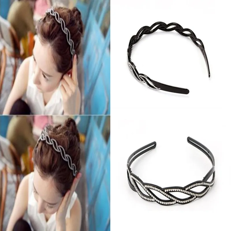 Women Wave-Shaped Leopard Toothed Hair Hoop Headband Hair Band Jewelry Trendy TK 